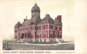 Dodge County Court House Fremont Nebraska  Antique Postcard L2850