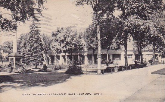 Utah Salt Lake City Great Mormon Tabernacle 1941