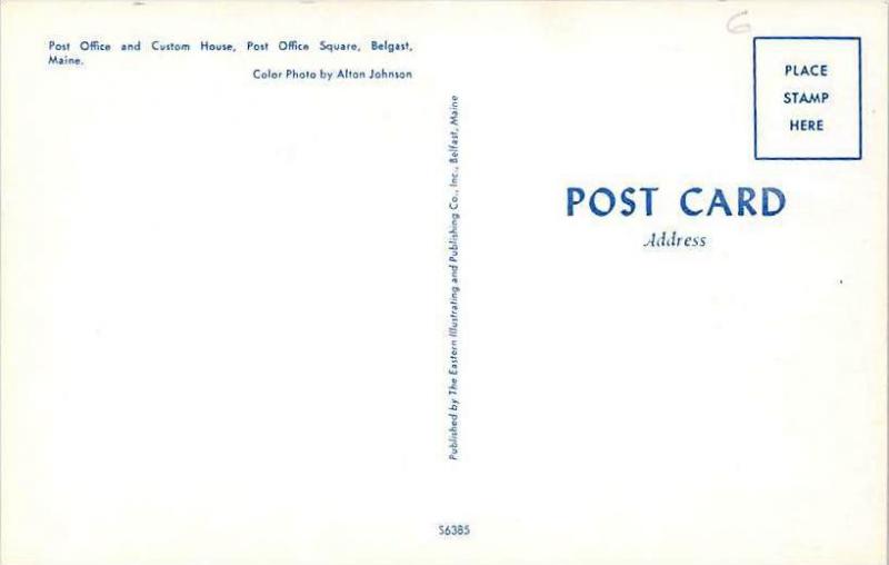Maine  Belfast   Post Office