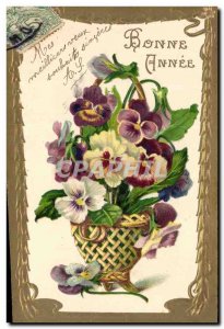 Old Postcard Fantasy Flowers