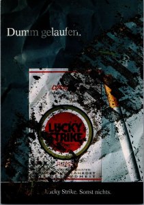 Lucky Strike Cigarettes Advertising Postcard BS22