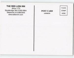 Postcard The Red Lion Inn Stockbridge Massachusetts USA