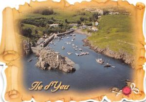 B51203 Ile d'Yeu boats bateaux panorama   france