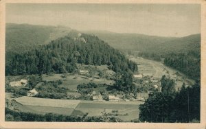 Czech Republic Litice nad Orlicí Záchlumí Vintage Postcard 07.56