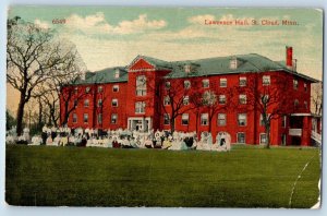 St. Cloud Minnesota Postcard Lawrence Hall Exterior View Building c1910 Vintage