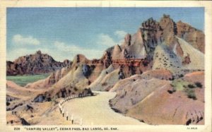 Vampire Valley Cedar Pass - Bad Lands, South Dakota