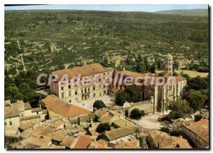 Postcard Modern Uzes View Aerienne The Cathedral And The Chateau