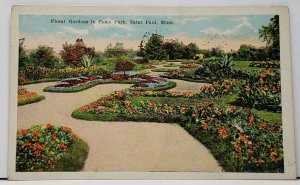 Minnesota Floral Gardens in Como Park Saint Paul Minn Postcard H5