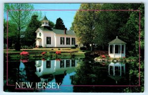 CAPE MAY COUNTY, NJ New Jersey ~ SEAVILLE ~ CHAPEL, GAZEBO 1988 Postcard