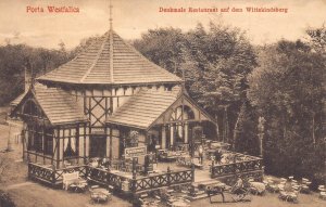 A178 Germany Porta Westfalica Denkmals Restaurant Wittekindsberg postcard