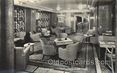 P.&O. Himalaya, the australia room Ship Interiors, Unused 