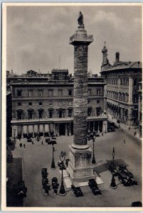 Postcard - Piazza Colonna - Rome, Italy