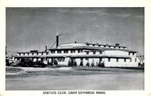 Military - Camp Edwards, Massachusetts - The Service Club - U.S. Army - 1940s