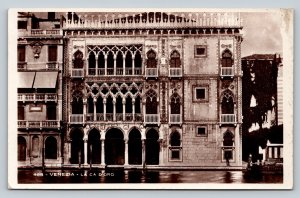 RPPC The House of Gold VENICA Italy VINTAGE Postcard 1217