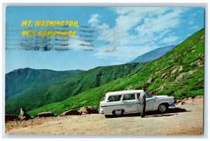 1960 Mount Washington Automobile Road White Mountains New Hampshire NH Postcard