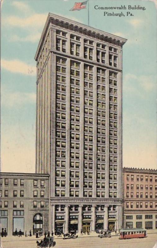 Pennsylvania Pittsburg Commonwealth Building 1913