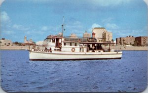 Postcard The Buccaneer Excursion Fishing Boat in Corpus Christi, Texas~132263