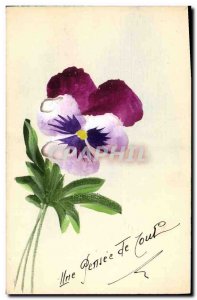 Old Postcard Fancy (drawing hand) Flowers