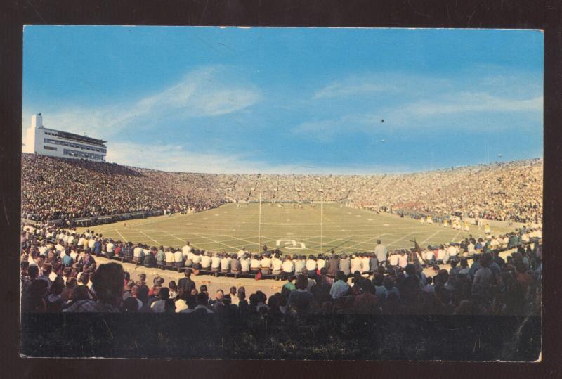 UNIVERSITY OF OKLAHOMA SOONER NORMAN OKLA FOOTBALL STADIUM OLD POSTCARD