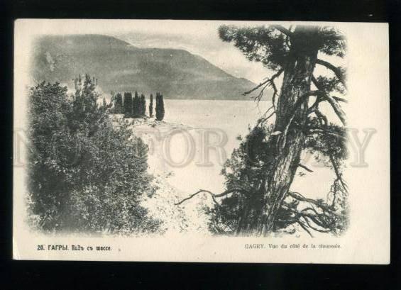 169276 Caucasus Abkhazia GAGRY View from Highway Vintage PC