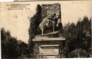 CPA ASNIERES-CLICHY - Cimetiere des Chiens - Monument de Barry (581461)