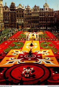 Belgium Brussel Market Place Flower Carpet