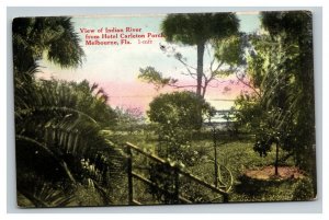 Vintage 1910's Postcard View of the Indian River in Melbourne Florida