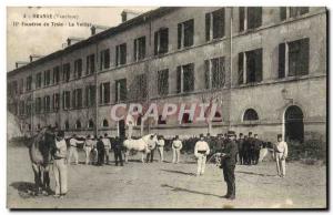 Old Postcard Horse Riding Equestrian 15th Squadron Orange Train Vaulting Army