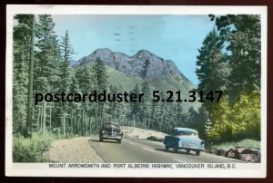 h2291 - VANCOUVER ISLAND BC 1950s Port Alberni Hwy Real Photo Postcard by Sutton