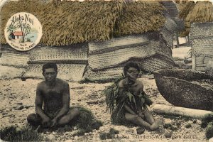 Aloha Nui Postcard 174 South Sea Islanders, Washington Island/Teraina Micronesia