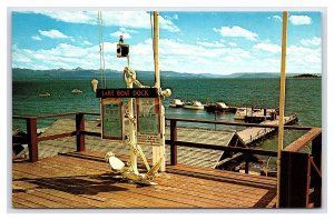 Lake Boat Dock Yellowstone Lake National Park Wyoming Postcard