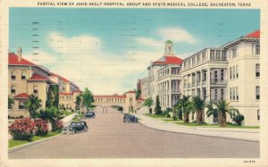 USA Texas Partial View John Sealy Hospital Group & State Medical College 06.91