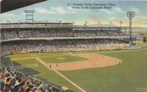 F72/ Cincinnati Ohio Postcard Crosley Field Baseball Reds Stadium 23