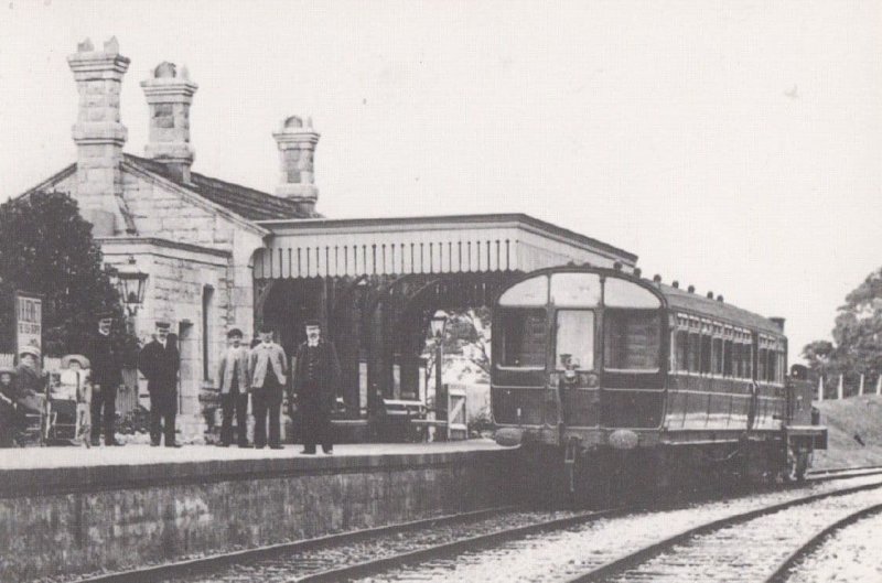 Peterborough Train Engine 43144 at Gayton Road Station in 1959 Railway Postcard