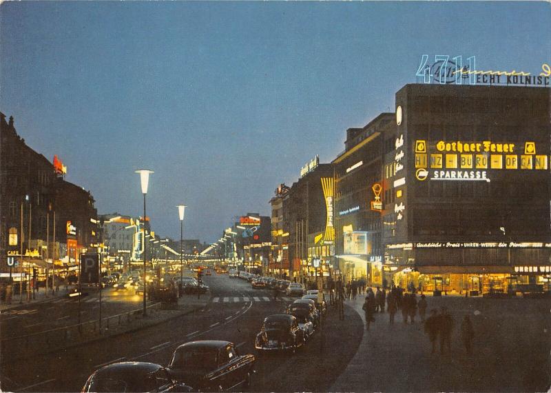 GG12286 Berlin Kuerfuerstendamm Strasse Auto Vintage Cars Sparkasse