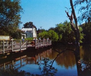 Rehoboth Beach Delaware Postcard Children's Fishing Pier Lake Gerar Unused