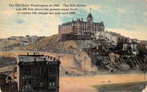 SEATTLE WASHINGTON OLD HOTEL WASHINGTON AYP EXPO RELATED POSTCARD 1900