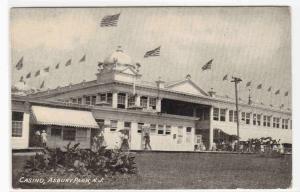 Casino Asbury Park New Jersey 1910c postcard