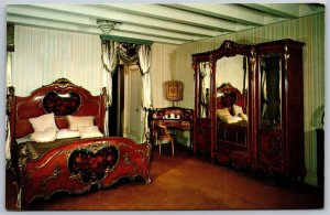 Vtg Sarasota Florida FL Mable Ringling Bedroom Ringling Residence Postcard