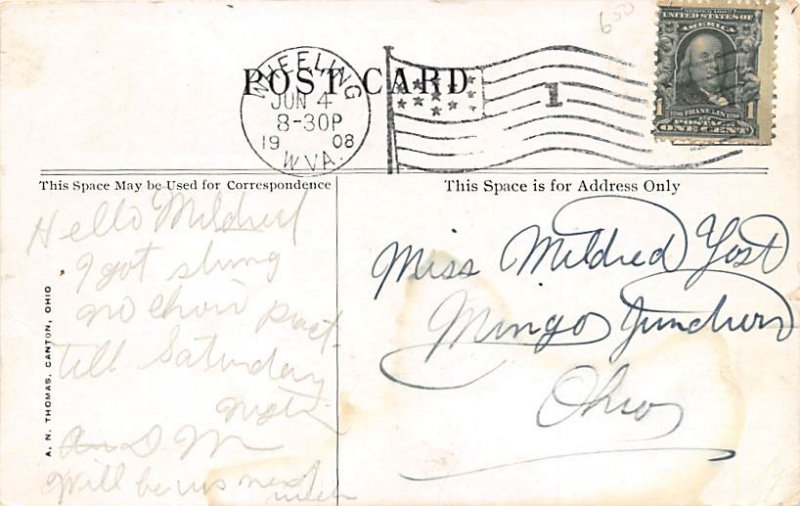 Cemetaries Cemetery Post Card National Tribute to the Memory of William McKin...