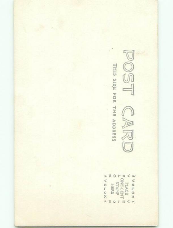 Old rppc BUILDING SCENE Architecture Postcard AB0926