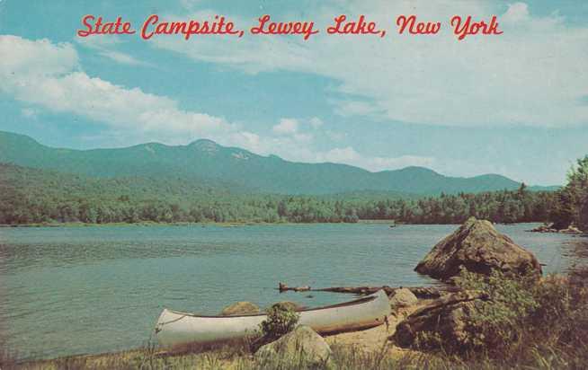 Public Campsite at Lewey Lake - Adirondacks, New York