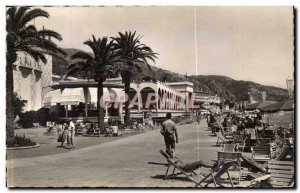 Menton Old Postcard The promenade and casino