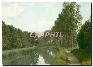 Modern Postcard Villiers sur Yonne Nievre The Canal du Nivernais