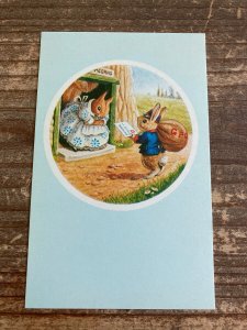 Letter For Mrs Squirrel, Mail Carrier, 397, Racey Helps, Medici, Vtg Postcard 