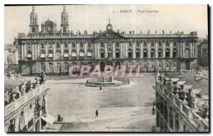 Old Postcard Nancy Place Stanislas