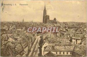 Old Postcard Strassburg Panorama