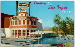 M-79177 The Showboat Greetings from Las Vegas Nevada USA