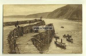 tp3434 - Passengers Landing at Quay , Clovelly , Devon - ...