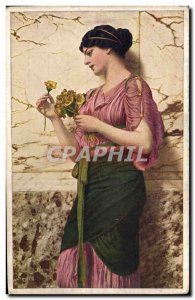 Old Postcard Fantasy Illustrator Woman Godward